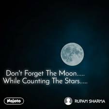 Don T Forget The Moon While Counting The Star Nojoto