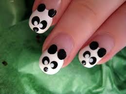 Http Cdn Stylishandtrendy Com Wp Content Uploads 2011 09 Panda Nail Art Design Jpg Panda Nail Art Cute Nail Art Designs Funky Nail Art