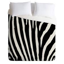 Duck dynasty twin comforter with body pillow. Twin Twin Xl Natalie Baca Zebra Stripes Comforter Set Black White Deny Designs Target