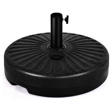 5+2+5 sturdy ribs design enables your umbrella stand a fair amount of wind. Costway 20 Round 23l Water Filled Umbrella Base Stand Self Filled Patio Furniture Black Walmart Com Walmart Com