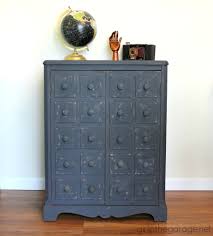 48 w x 29 1/2 d x 19 h Faux Apothecary Cabinet Pottery Barn Inspired Makeover