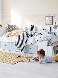 Schubladenbett Baseo Fur Kinder Weiss 5 Kleines Schlafzimmer Kinder Plattform Bett Kinder Zimmer