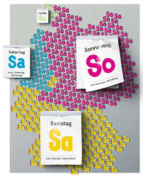 Samstag Oder Sonnabend Deutschlandkarte Karten Kartographie