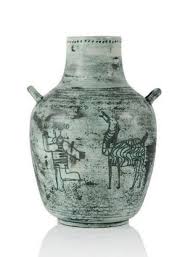 Jacques Blin 1920 1995 Vase Ceramique Signe H 33 Cm Aguttes 16 04 2019 Ceramique Vase Contemporain