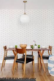 Dining room designs damask patterns. 10 Dining Rooms With Wallpaper To Inspire You Domino Dining Room Wallpaper Expandable Dining Table Modern Dining Room