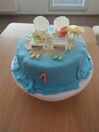 Fondant Cake Beach Fondant Strandkorb