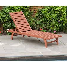 Shop boxhill for all outdoor modern style! Leisure Season Cl7111 Chaise Lounge With Pull Out Tray Brown 1 Piece Wooden Reclining Outdoor Furniture For Sunbathing Relaxation Great Patio Pool Deck Garden Lawn Or Beach Lounging Chair Pricepulse