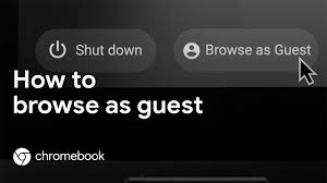 How To Browse As A Guest On Your Chromebook Youtube