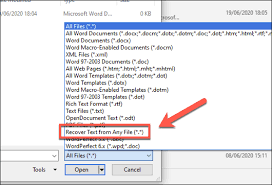 How To Recover A Word Document