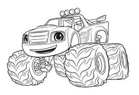 Monster Machine Coloring Pages Blaze Monster Truck Coloring Pages Disney Coloring Pages Kids Colouring Printables
