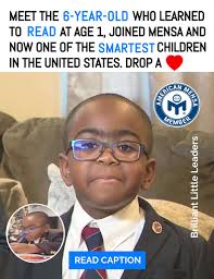 Meet 6-year-old Prodigy Chandler Hughes from Texas, who has joined Mensa  and is already one of the brightest kids in the country! With a reading  level above his age and dreams of