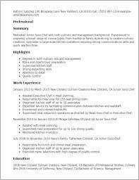 More so, enumerate the other kinds of cooking techniques, systems, and processes that you can also do. Junior Sous Chef Resume Templates Restaurant Resumes Myperfectresume Chef Resume Resume Examples Resume Skills