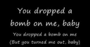 Gap Band You Dropped A Bomb On Me Lyrics Me Too Lyrics Lyrics I Tunes