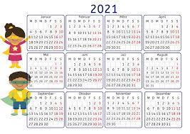 Jahreskalender 2021 zum ausdrucken 2021 download auf freeware.de. Kalender 2021 Mit Ubungen