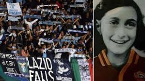 Clamor contra los ultras del Lazio por sus pegatinas de Anna Frank
