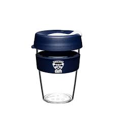 Geelong Cats Afl Plastic Reusable Coffee Cup Keepcup