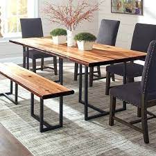 Delightful White Dining Table With Wood Top Graphics White Dining Table With Wood Top Live Edge Dining Table Modern Live Edge Dining Table Dining Table Chairs