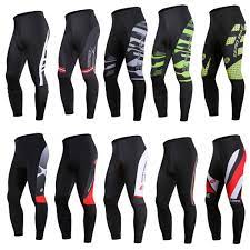 Men S Bike Tights Cycling Riding 3d Gel Padded Long Pants Bicycle Wear Sports Ebay Cycling Pants Adidas Tech Man Bike