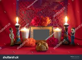 Day Dead Offering Central Mexico Papel Stock Photo 1824319436