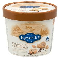 When you have no other weekend plans in the books, there's always a pint of ice cream in the freezer. Chocolate Chip Cookie Dough Kawartha Dairy