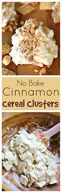 No Bake Cinnamon Cereal Clusters The Cozy Cook Recipe Cinnamon Cereal Baking Cooking Cinnamon