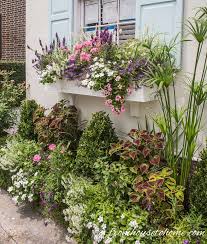 (the hope of sunny warmer days), it would most definitely be planning and planting my window boxes. Window Box Flower Combinations Flower Box Ideas Inspired By Charleston Window Boxes Gardening From House To Home