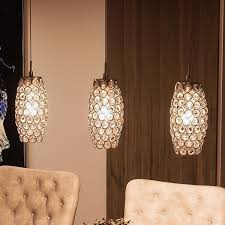 Uql2590 Crystal Led Multi Pendant Light 10 75 H X 31 5 W Chrome Fini