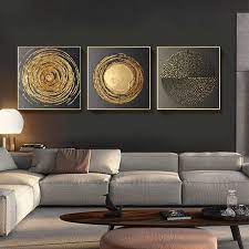 Hence, homeowners should put more emphasis on selecting cozy and stylish furniture for this important part of the house. Luxury Nordic Golden Black Abstract Stylish Modern Wall Art Fine Art Canvas Prints No Living Room Canvas Wall Decor Living Room Modern Wall Decor Living Room