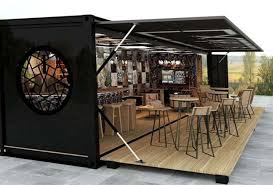 La Deco Cote Resto Recipient Cafe Conteneur Restaurant Maison Container