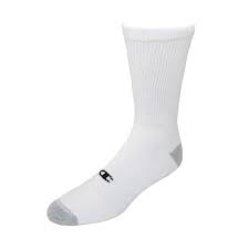 Crew Length Men S Sock Features Double Dry Technology That Keeps Feet Cool And Dry Arch Support Provides A Secure And Contoure Champion Socks Sock Packs Socks