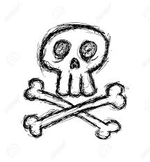 Image From Http Previews 123rf Com Images Hatza Hatza1308 Hatza130800067 21523262 Cute Skull In Doodle Simple Skull Drawing Skull Drawing Doodle Art Flowers