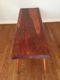 Handcrafted cypress tables to compliment any dining room. Vintage Sculpted Cypress Coffee Table With Beveled Edges Epoch