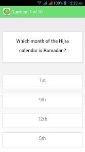 Why do muslims fast during ramadan? Islam Knowledge Ramadan Quiz For Android Apk Download