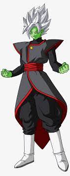 The fusion's hairstyle looks mostly like goku black's as super saiyan rosé (fused zamasu himself is in the super saiyan rosé form in all of his appearances in all dragon ball media, with the exception of his infinite zamasu form in the dragon ball super anime), but with a long protruding bang over the right side of his face, representing. Goku Dragon Ball Z Manga Anime Awesome Anime Zamasu Zamasu Fusion Png Png Image Transparent Png Free Download On Seekpng