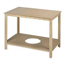 Mesa Fija De Madera De 120x75 Cm Beige Leroy Merlin