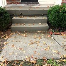 Are you planning to install concrete steps or an accessibility ramp on the outside. Concrete Step Repair Leveling Costs Examples More