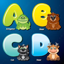 Zoo Alphabet Cute Animals And Birds In Alphabetical Order Cartoon Vector Illustration Pet Birds Cute Birds Cartoons Vector