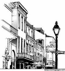 To return to this listing, just close the window after you print. Louisiana French Quarter Coloring Pages Png 621 675 In 2021 Coloring Pages French Quarter Art New Orleans Art