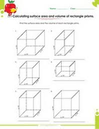 A triangular prism has three rectangular sides and two triangular faces. Surface Area Volume Of Solid Figures Worksheets