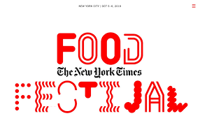 The New York Times Food Festival Siteinspire Web Design Inspiration Web Design Quotes Web Design