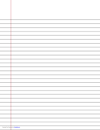 Printable lined paper a4 size. Narrow Ruled Lined Paper On A4 Sized Paper In Landscape Orientation Free Download
