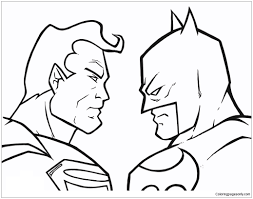 We also know that personalization is in the details, so we offer many different batman vs superman color like black , white , blue , red , green , yellow , purple. Batman Vs Superman 1 Coloring Page Free Coloring Pages Online Coloring Home