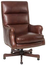 Office chairs chair by coaster at standard furniture. Hooker Furniture Executive Seating Classic Styled Leather Desk Chair With Nail Head Trim Howell Furniture Executive Desk Chairs