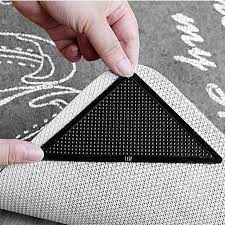 Weitere ideen zu teppich, bodenbelag, antirutsch. 4er Set Teppich Anti Rutsch Unterlage Antirutschmatte Slip Pads Wiederverwendbar Ebay