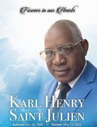 KARL HENRY SAINT JULIEN Obituary