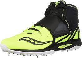 Amazon.com | Saucony mens Lanzar Jav2 Track and Field Shoe, Citron/Black, 9  US | Track & Field & Cross Country