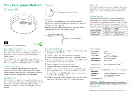 Cigarette smoke can decrease air quality that affects human health. Doro Care Smoke Detector Manualzz
