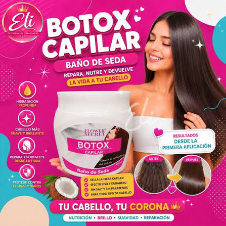 ✨ ¡Devuélvele la vida a tu cabello con Flower Secret Botox Capilar Baño de  Seda! ✨ Dale a tu melena el cuidado que merece con su fórmula reparadora  que ayuda a nutrir,