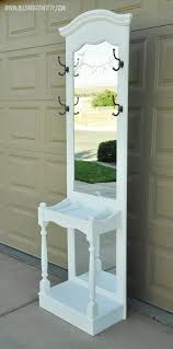 Find the perfect home furnishings at hayneedle, where you can buy online while you explore our room designs and curated looks for tips, ideas & inspiration to help you along the way. Tutorial Hall Tree Transformation I Love Yard Sales White Hall Tree Hall Tree Door Hall Trees