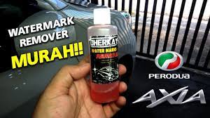 Bila anda cuci kereta, lagi bagus guna syampu yang dikhaskan untuk kereta sahaja ya!. Cara Hilangkan Watermark Pada Cermin Kereta Perodua Axia Youtube